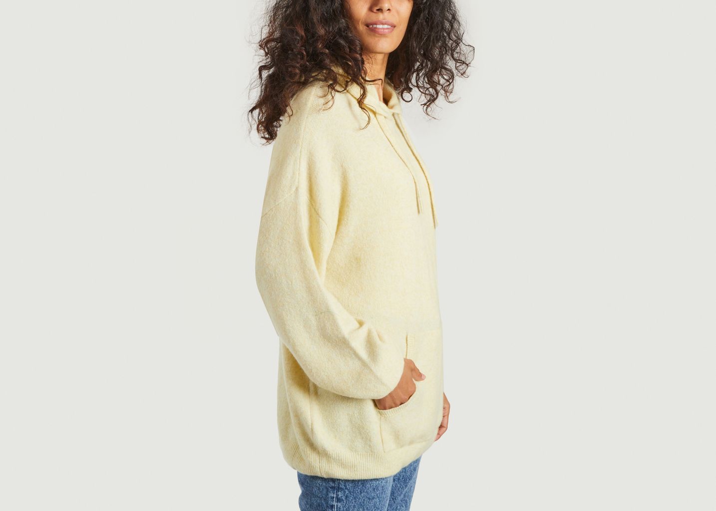 Pull mi-long ample à capuche Damsville - American Vintage