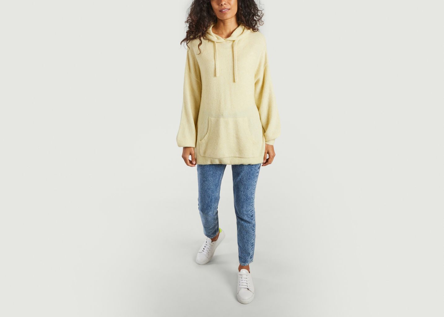 Pull mi-long ample à capuche Damsville - American Vintage