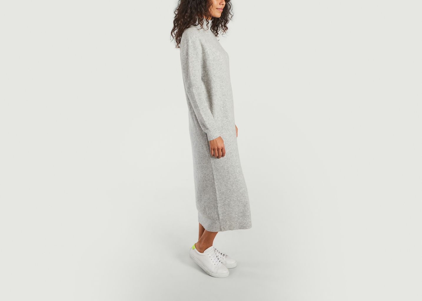 Robe longue manches longues en maille Noxon - American Vintage