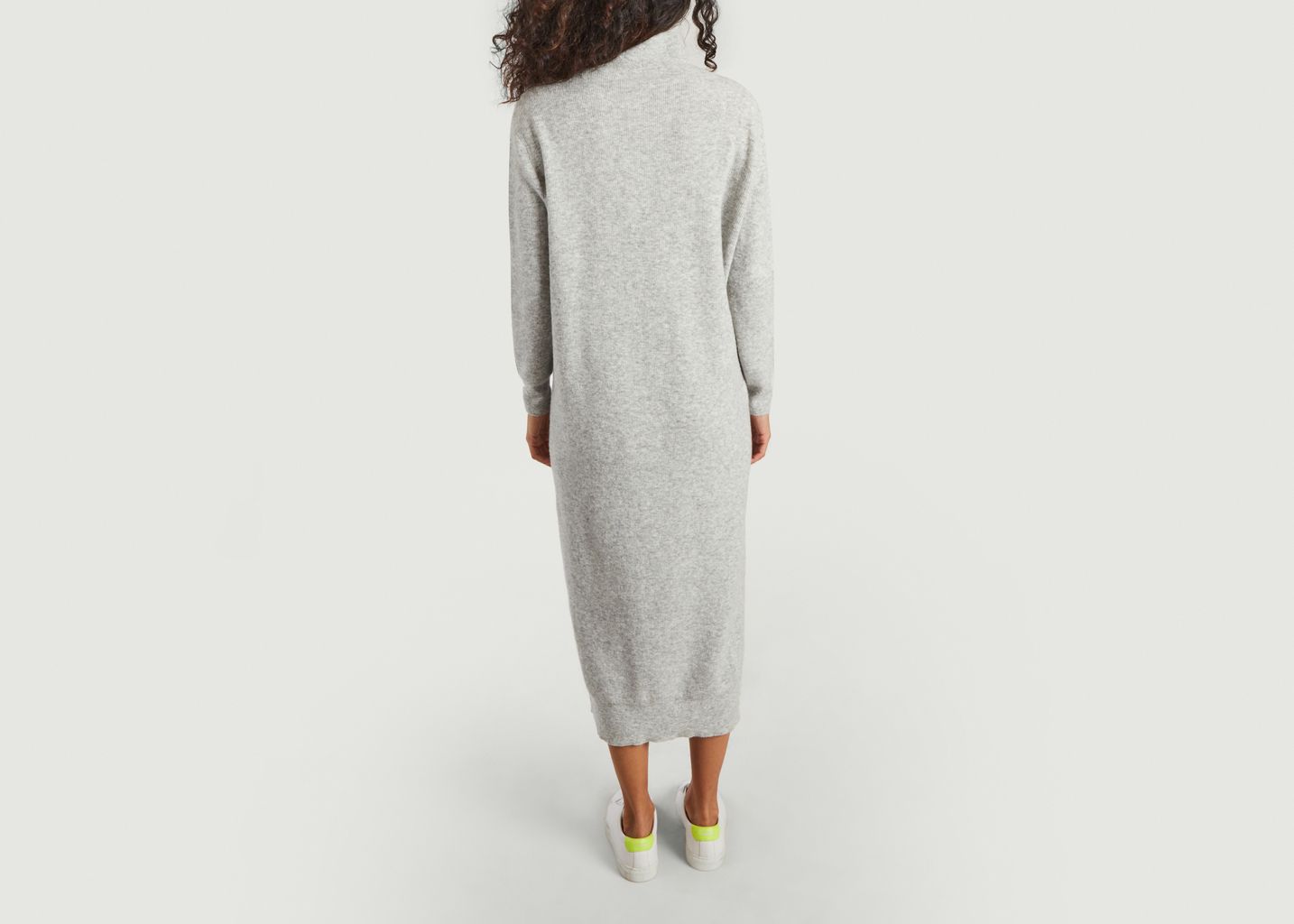Robe longue manches longues en maille Noxon - American Vintage