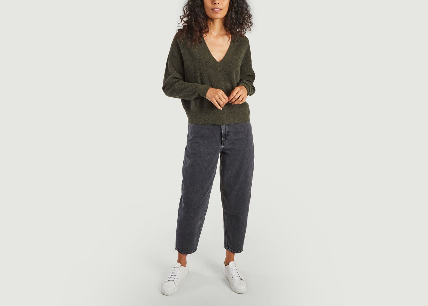 Pull boule col V Noxon - American Vintage