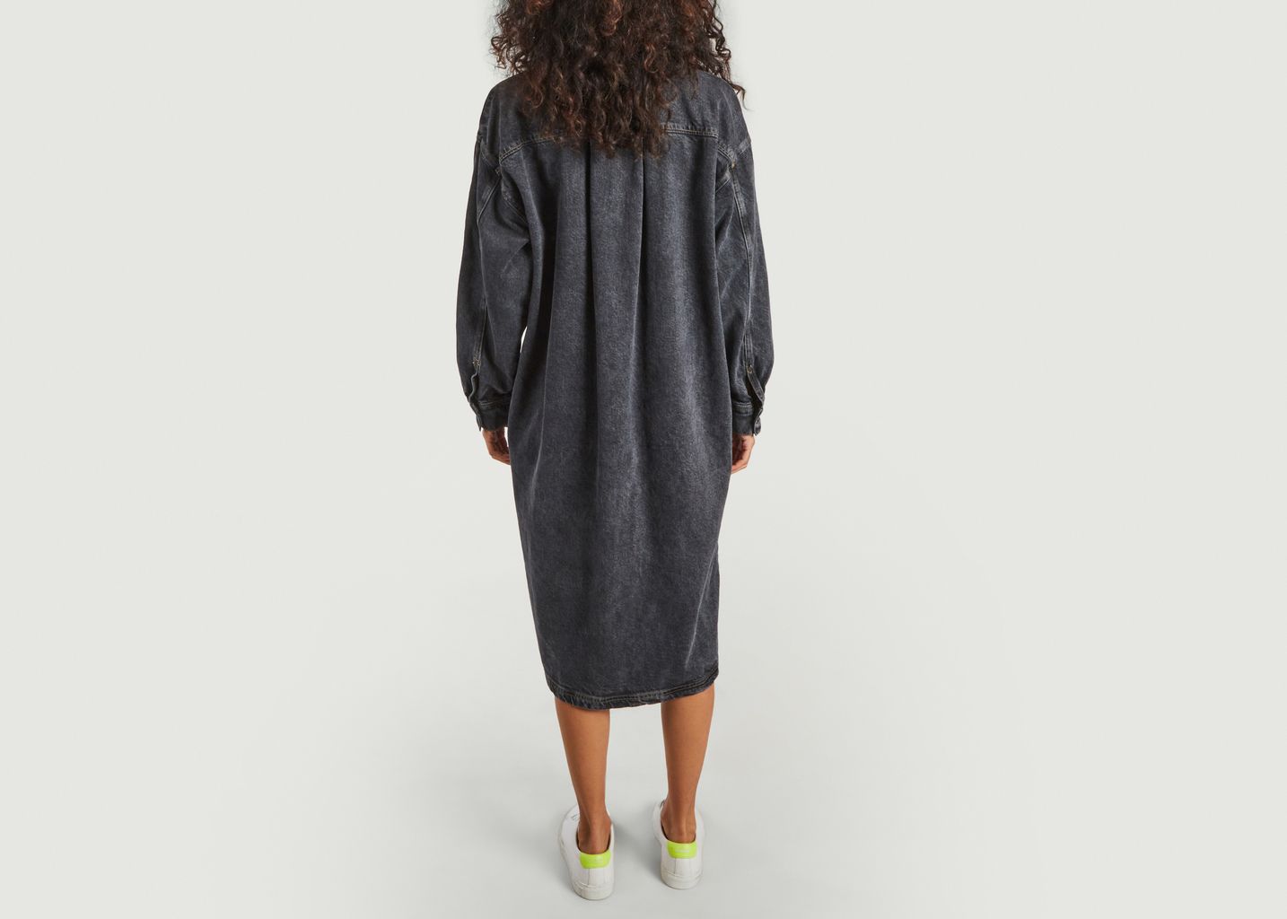 Robe-chemise boutonnée en denim Yopday - American Vintage