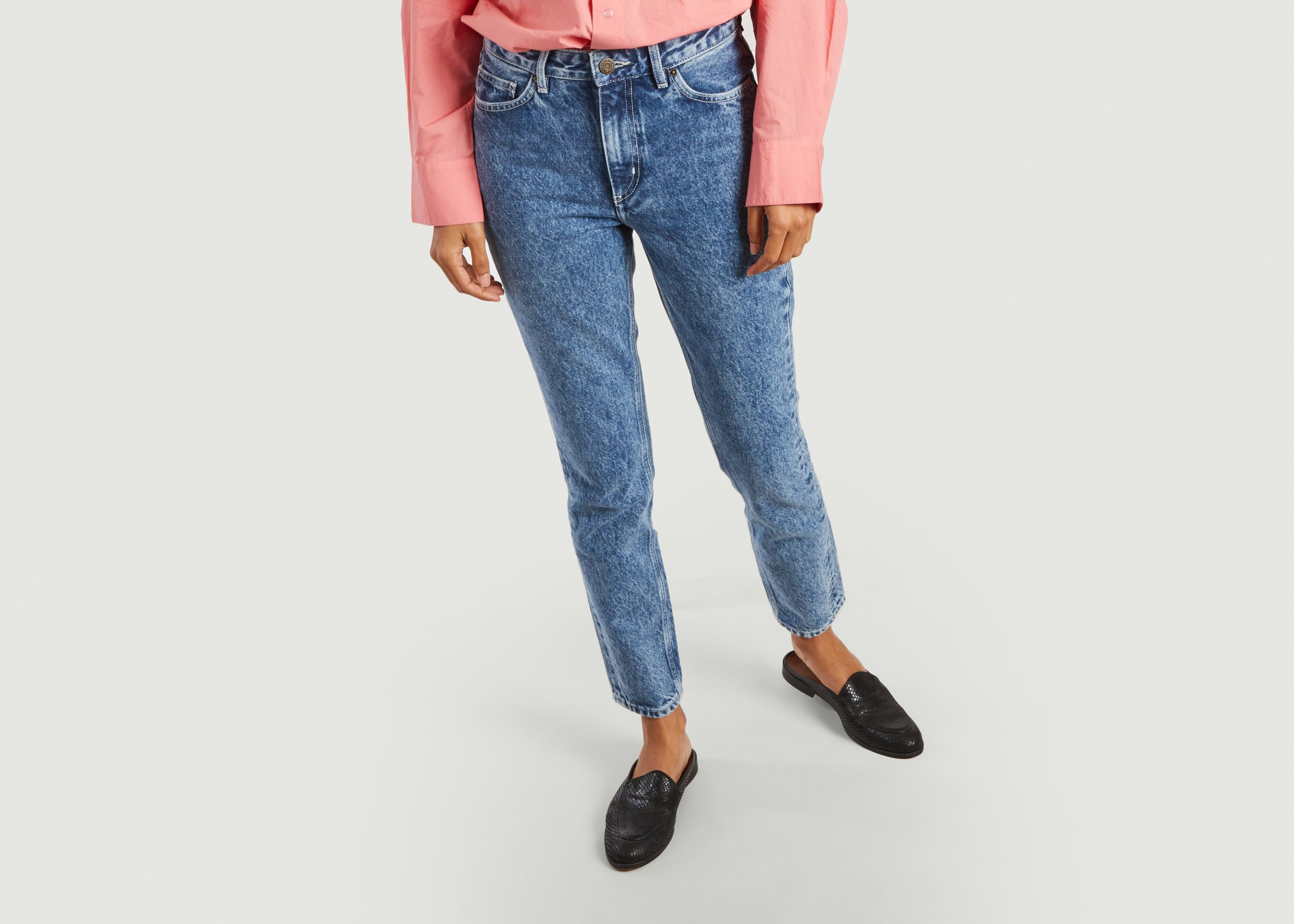 Wipy Jeans mit hoher Taille und schmaler Passform - American Vintage