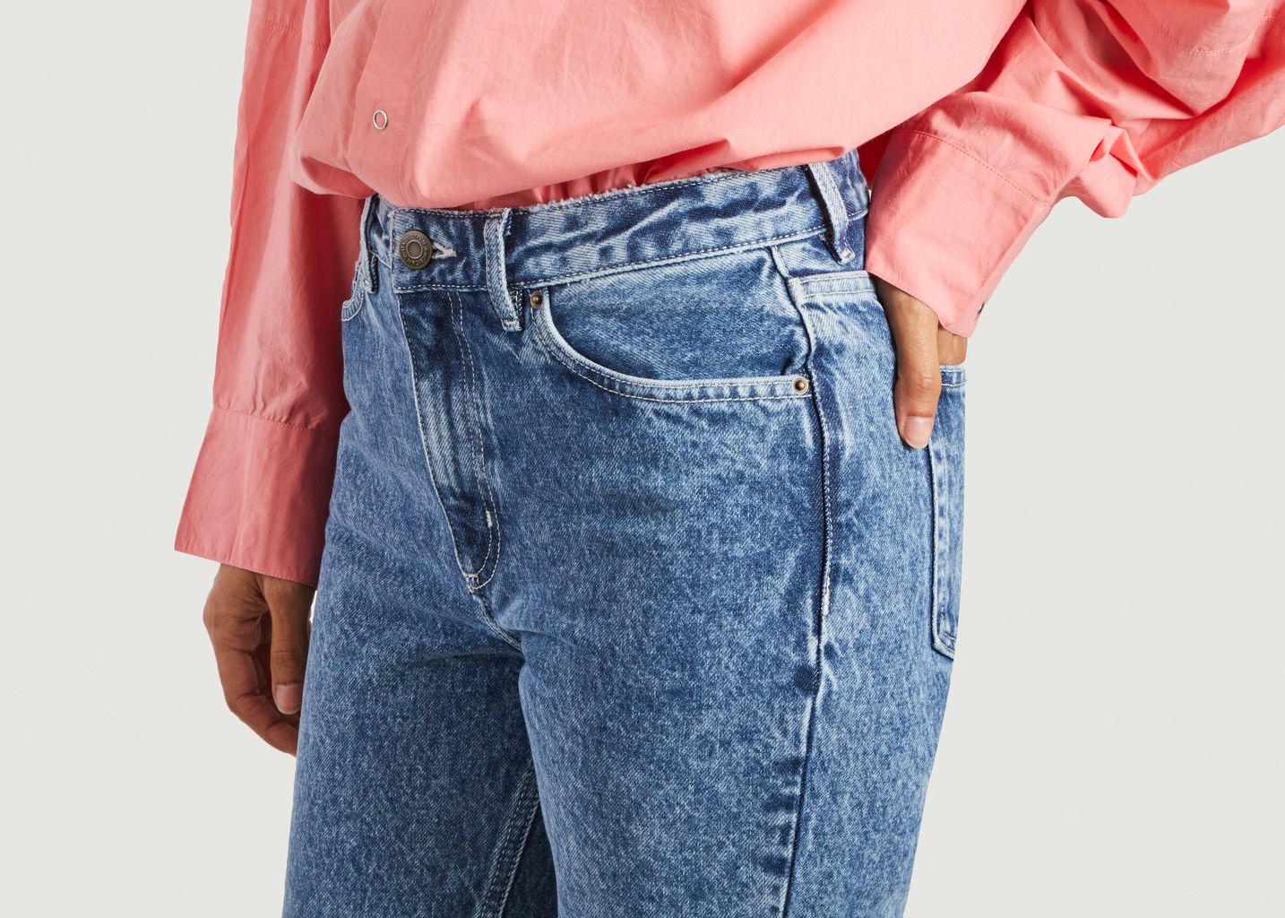 Wipy Jeans mit hoher Taille und schmaler Passform - American Vintage