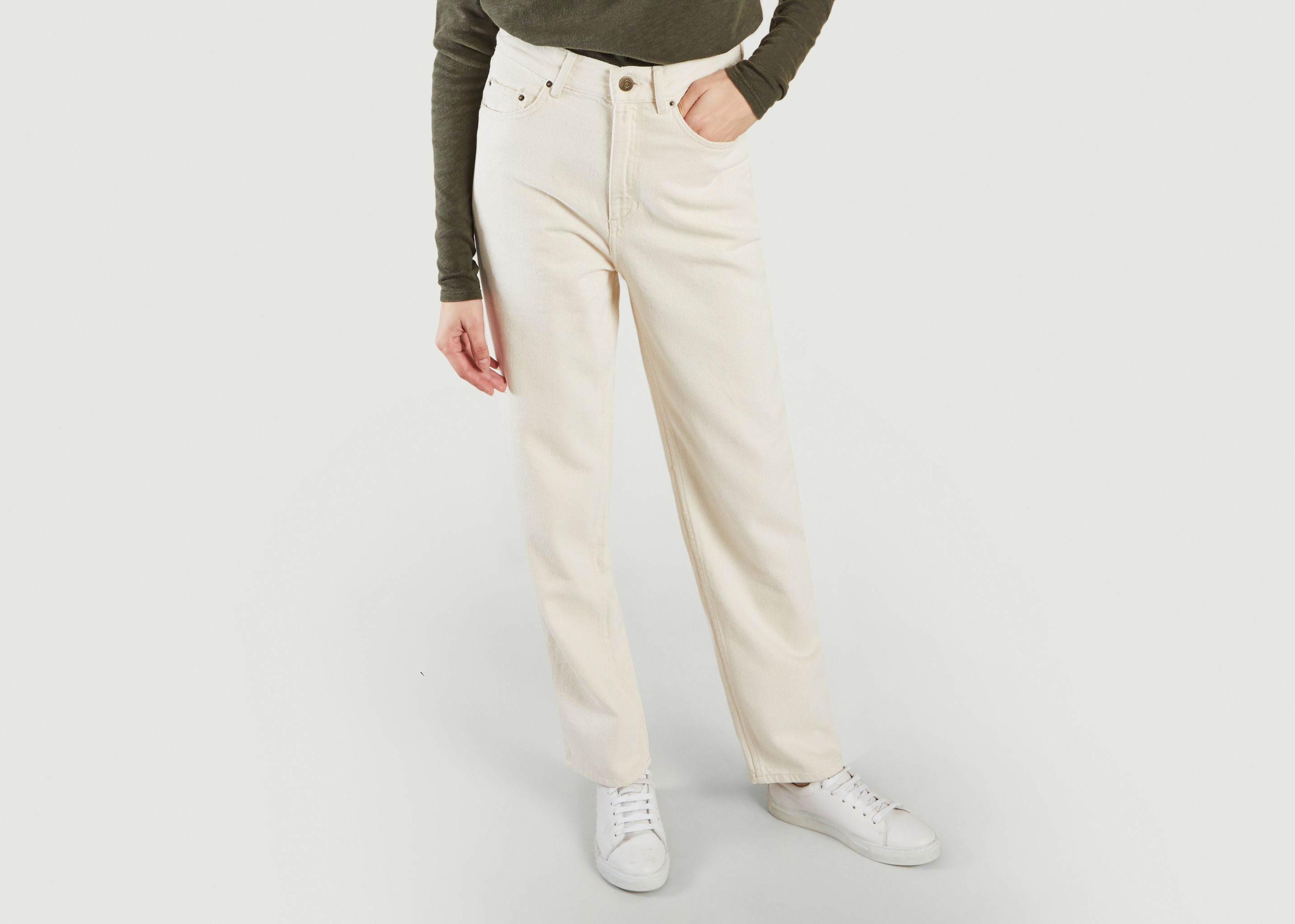 Tineborow high waist straight jeans - American Vintage