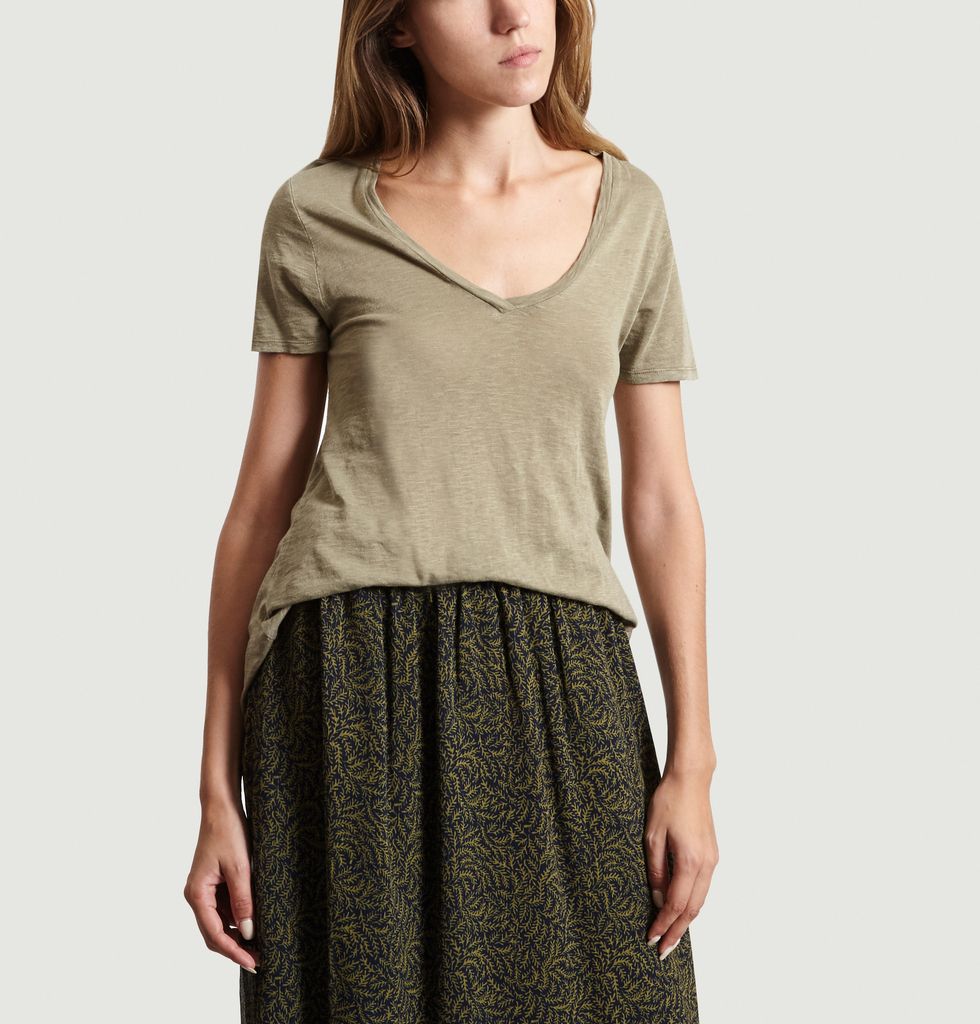 Kobibay T-shirt Khaki American Vintage L'Exception