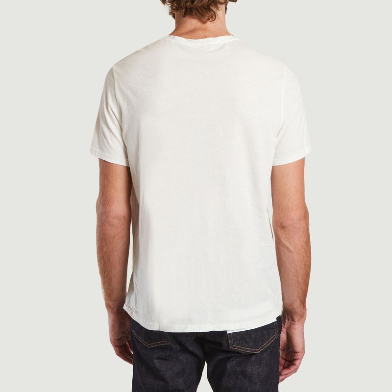 T-Shirt mit V-Ausschnitt - American Vintage