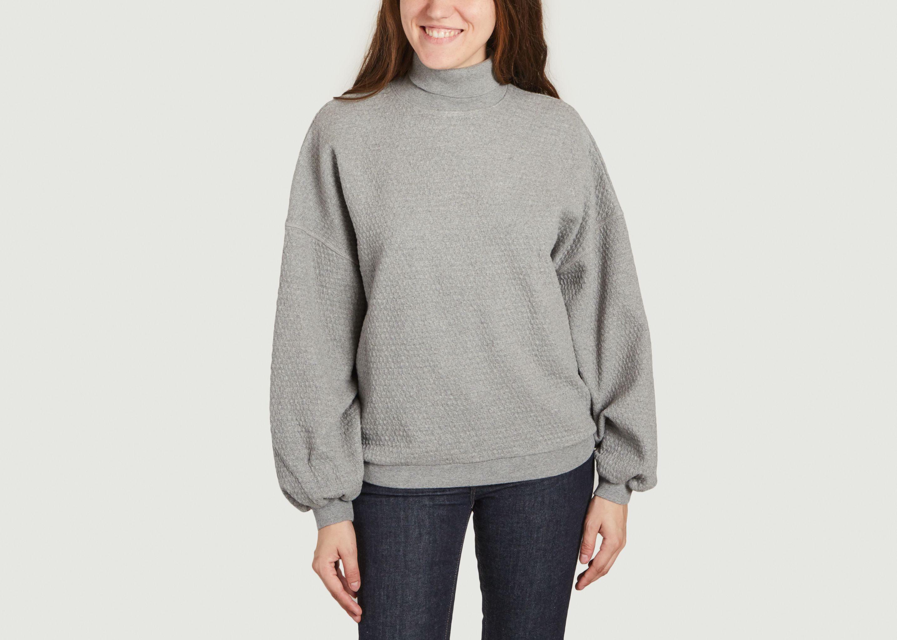 Ellan high neck sweatshirt - American Vintage