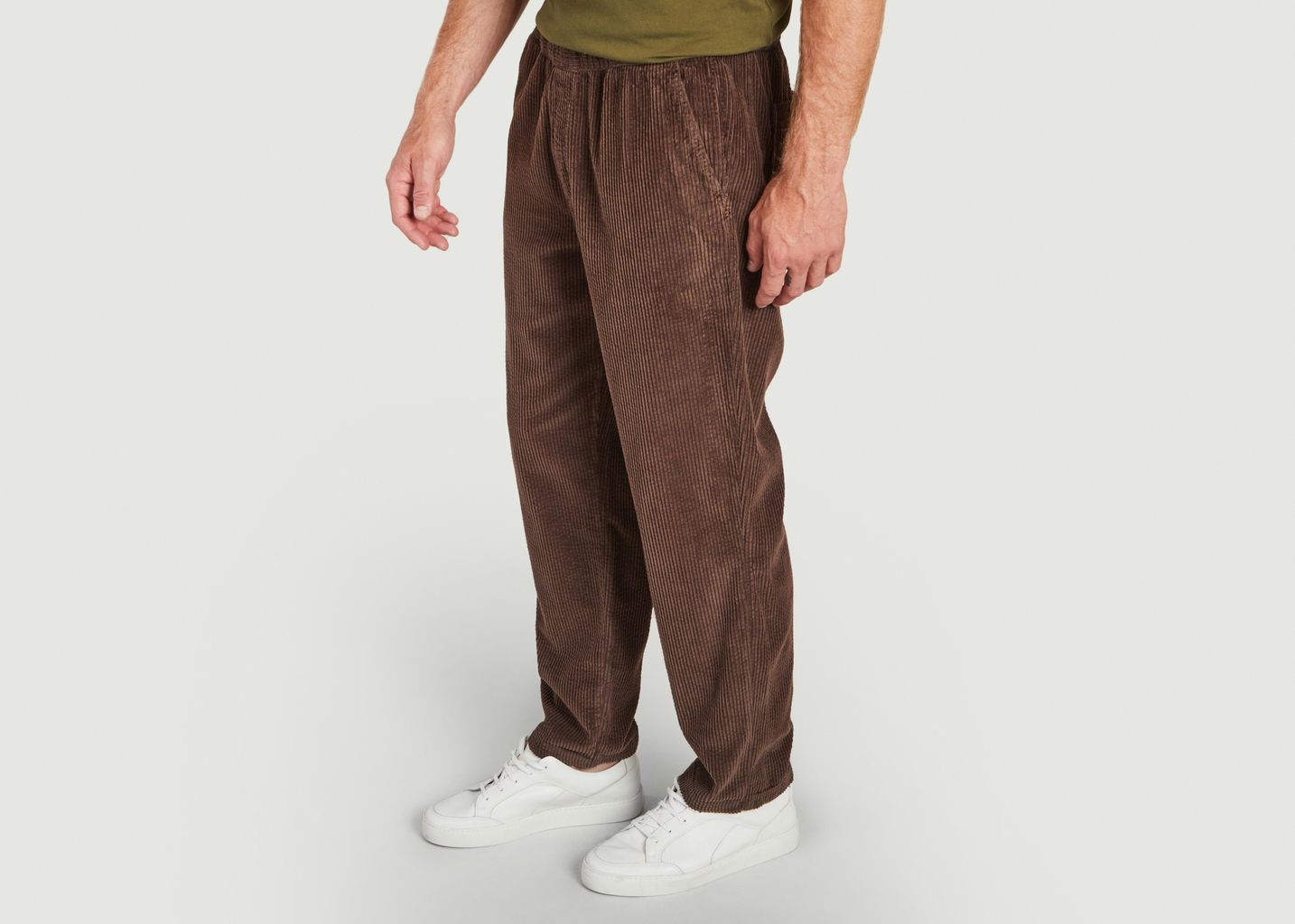 Pantalon relax en velours côtelé Padow - American Vintage