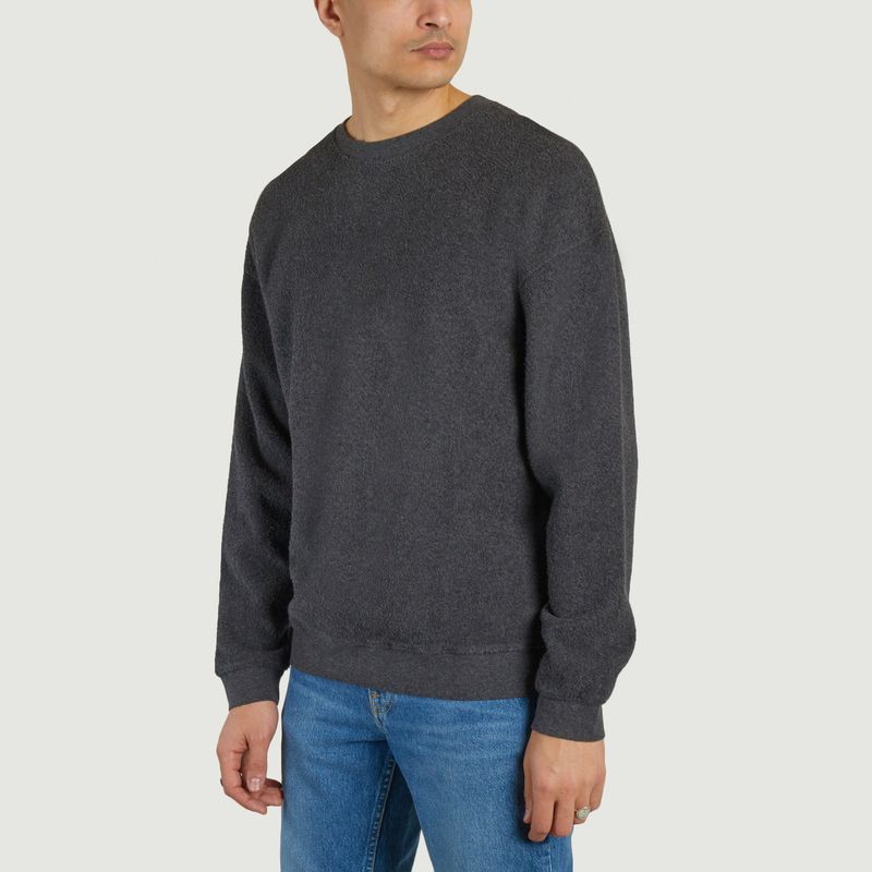 Sweatshirt en coton effet bouclette Bobypark - American Vintage