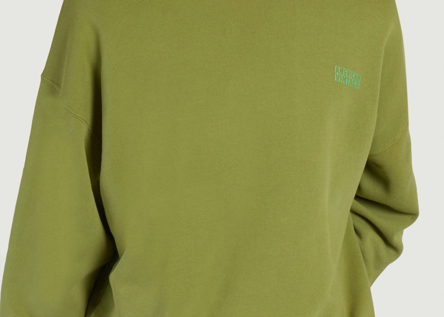 Sweatshirt with Izubird logo, loose fit - American Vintage