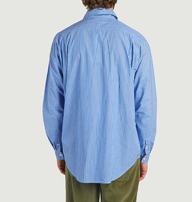 Zatybay loose-fitting striped shirt