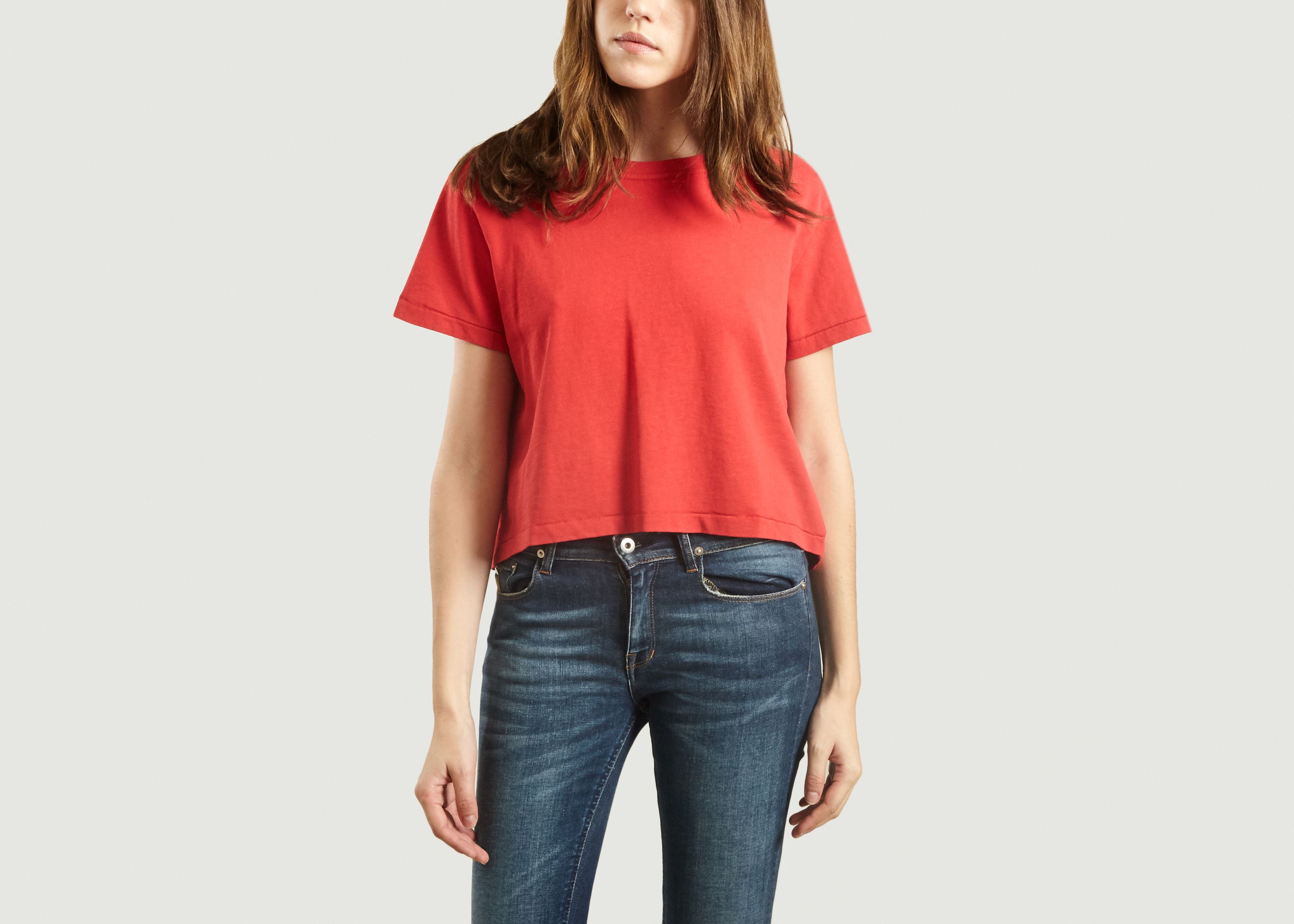 T-Shirt Crop Zeritown - American Vintage