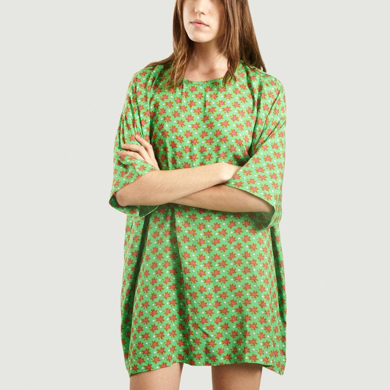 robe verte american vintage