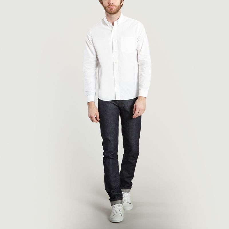 Chemise Oxford Col Boutonné - AMI Paris