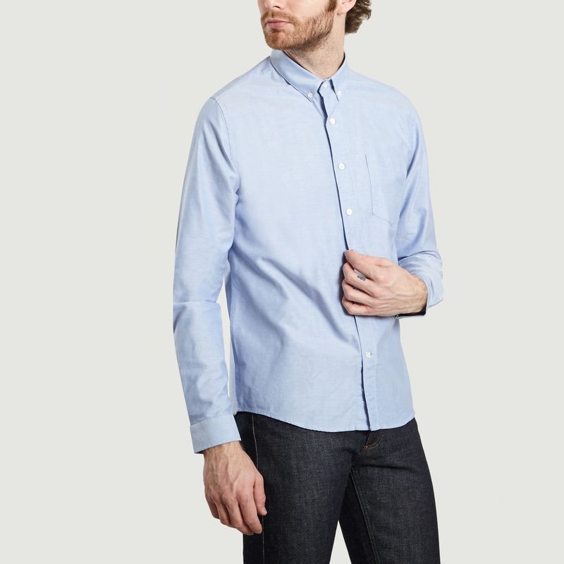 Chemise Oxford Col Boutonné - AMI Paris