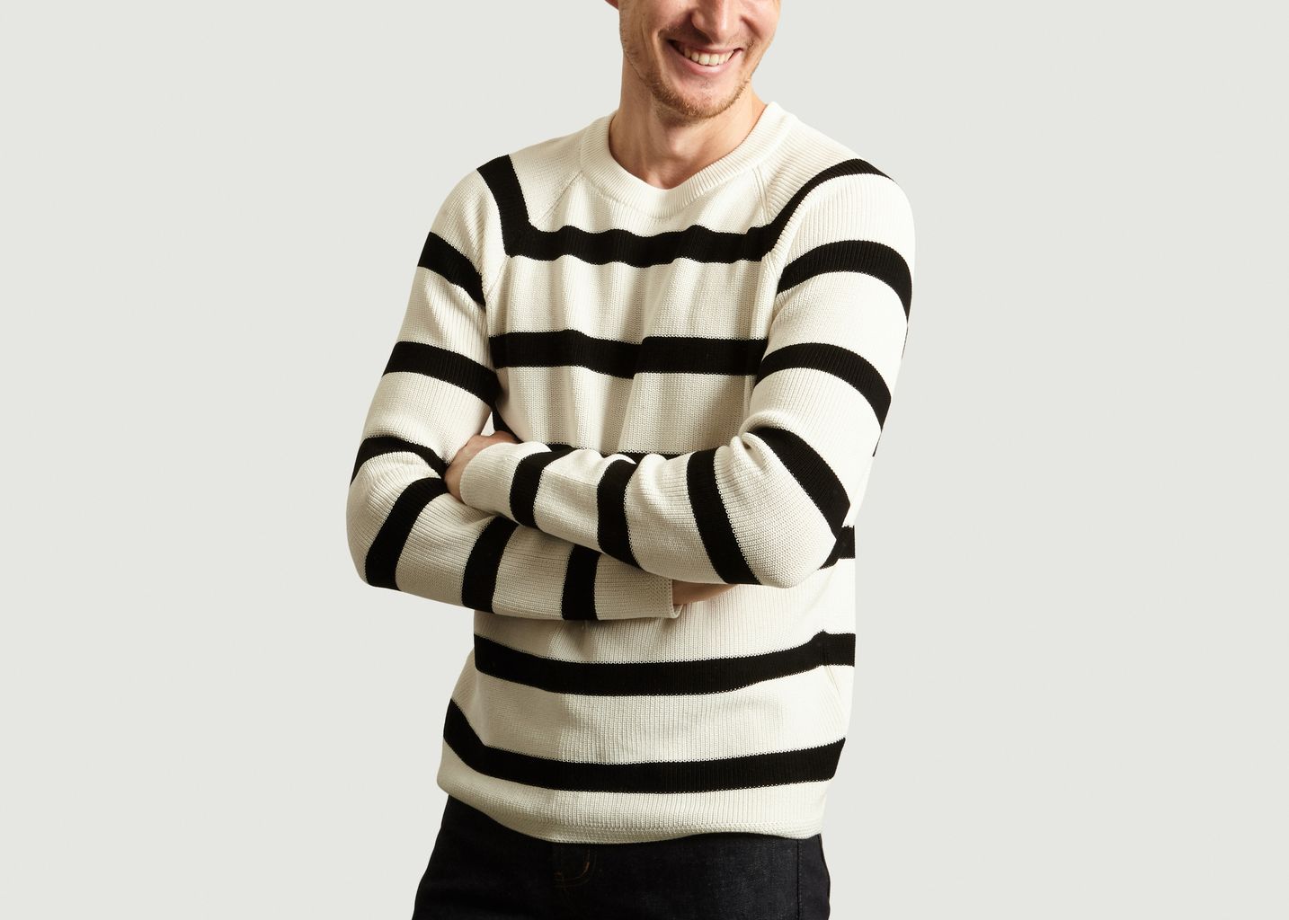 ami striped sweater