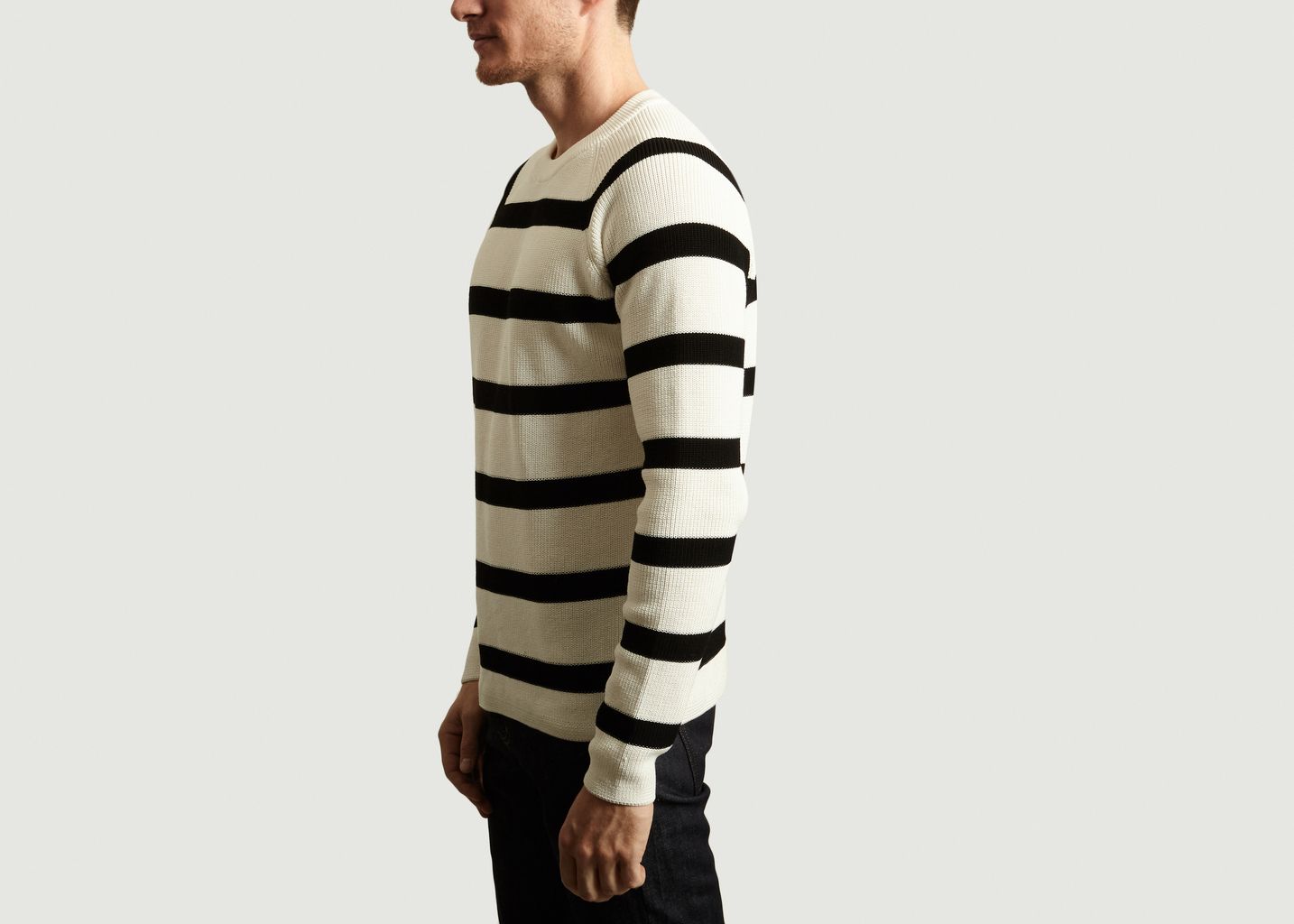 ami striped sweater