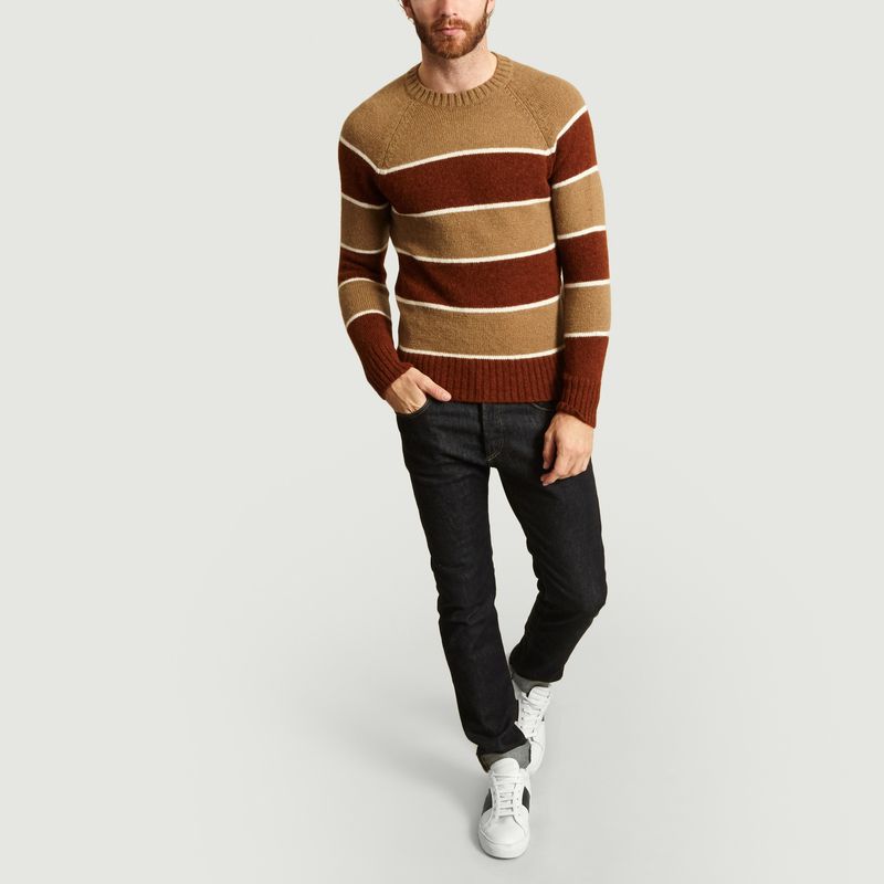 Pull Rayé Manches Raglan - AMI Paris