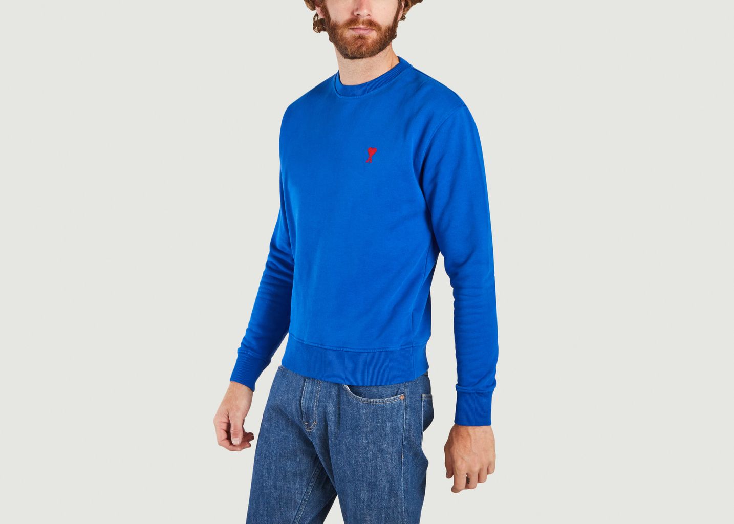 Sweatshirt AMI de coeur en coton biologique - AMI Paris