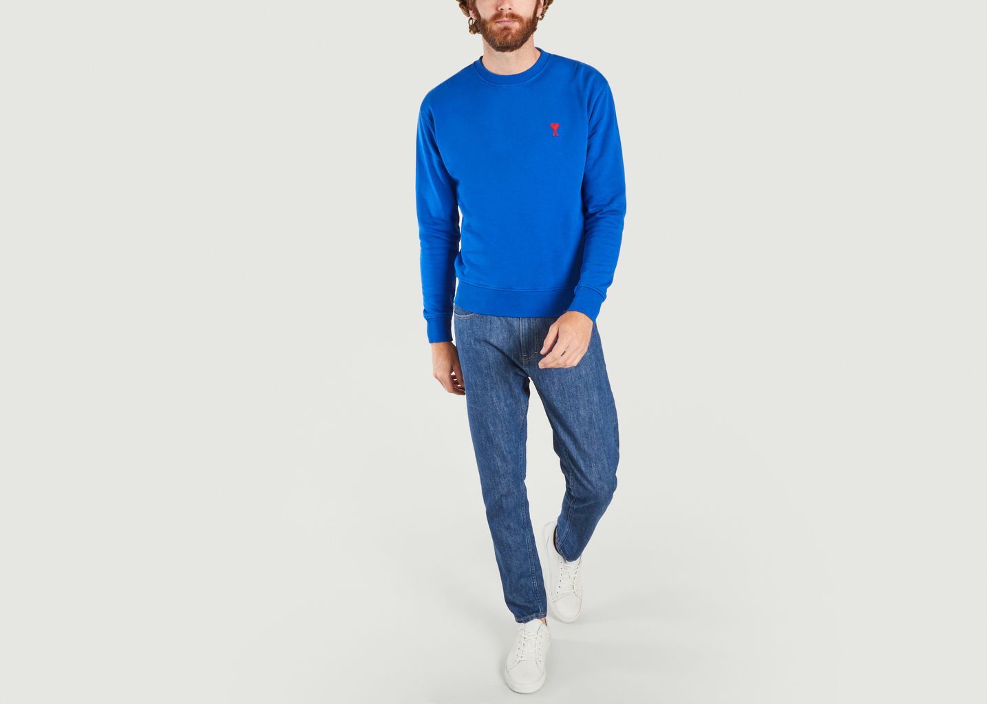 Sweatshirt AMI de coeur en coton biologique - AMI Paris