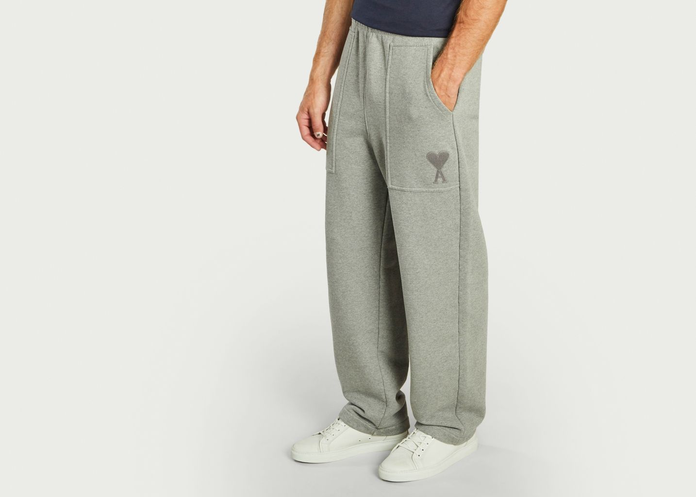 Pantalon De Jogging Broderie Ami De Coeur - AMI Paris