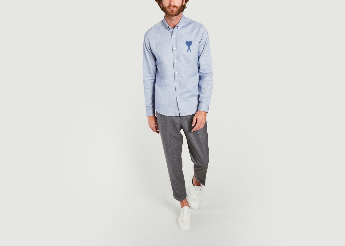 Chemise Ami de Coeur en coton biologique - AMI Paris