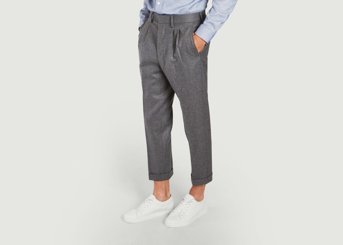Pantalon Carotte à plis - AMI Paris