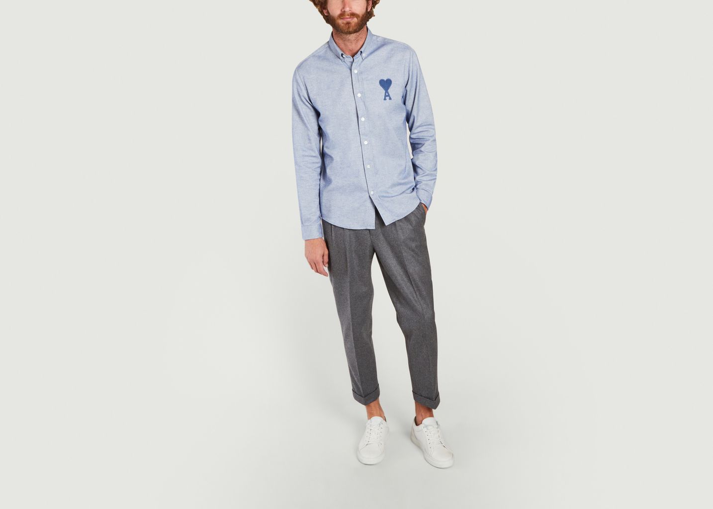 Pantalon Carotte à plis - AMI Paris