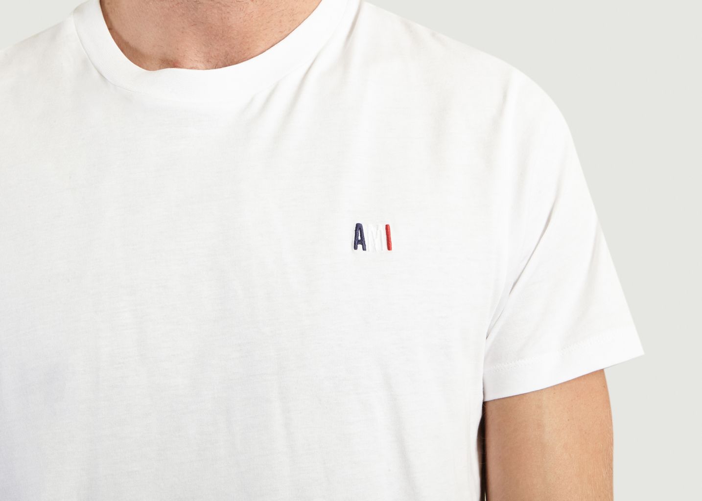 Ami Embroidered T-Shirt - AMI Paris