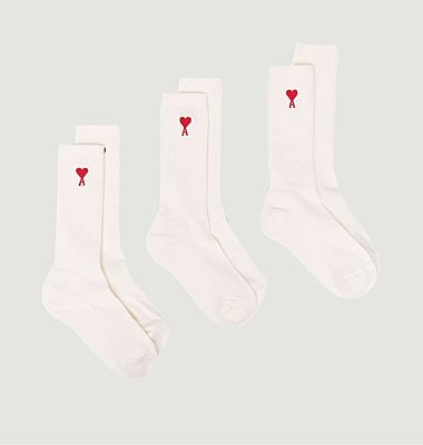 Pack of 3 pairs of Ami De Coeur socks