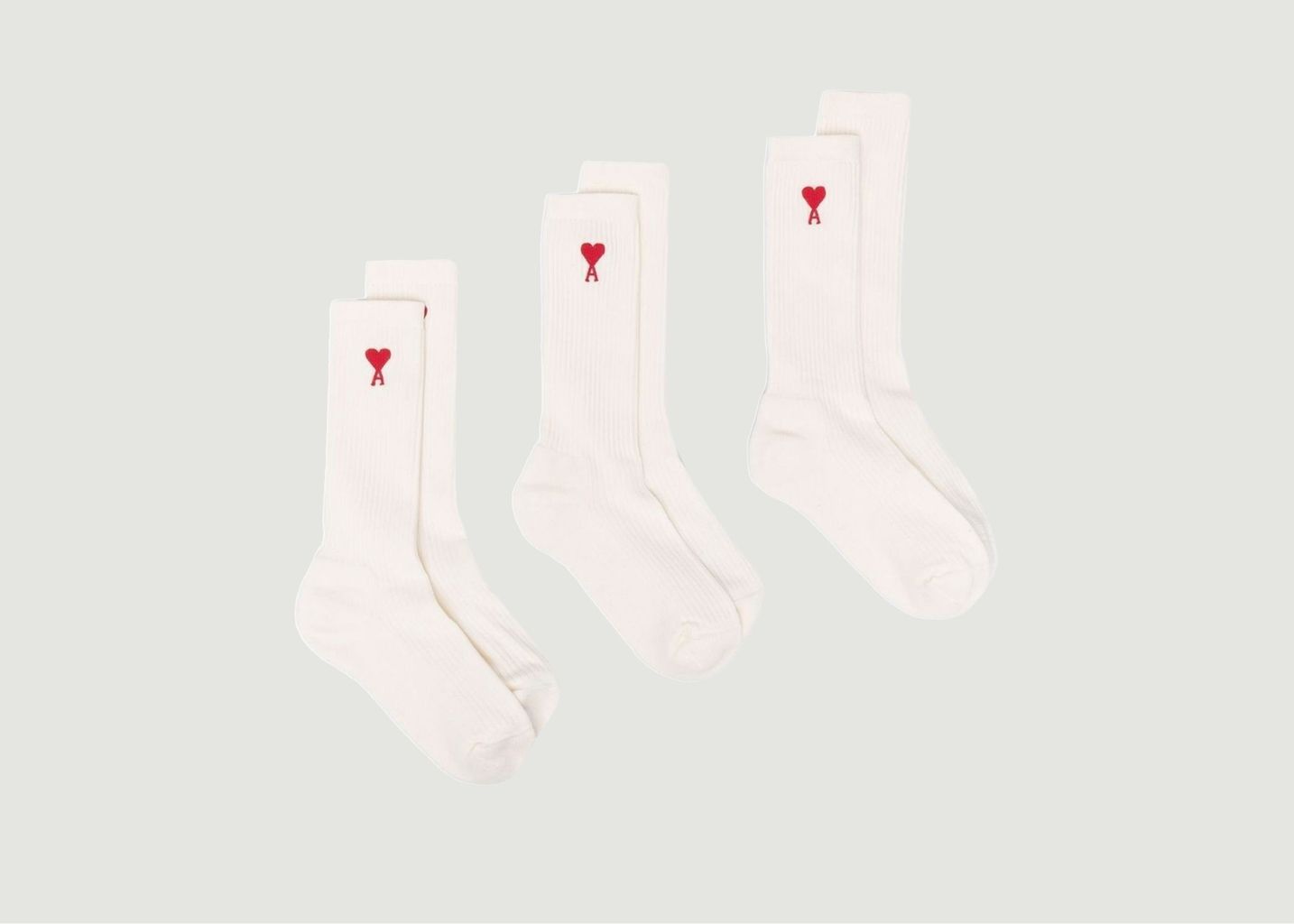 Pack of 3 pairs of Ami De Coeur socks - AMI Paris