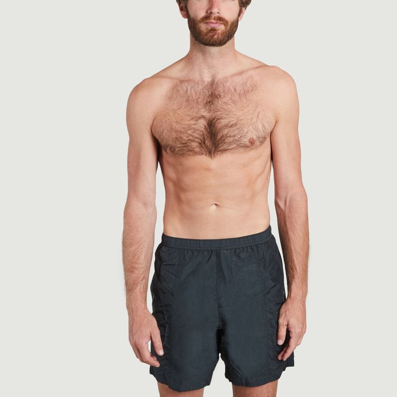 Ami de Coeur swim shorts in recycled nylon fabric - AMI Paris