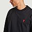 matière T-shirt manches longues en jersey épais de coton bio - AMI Paris