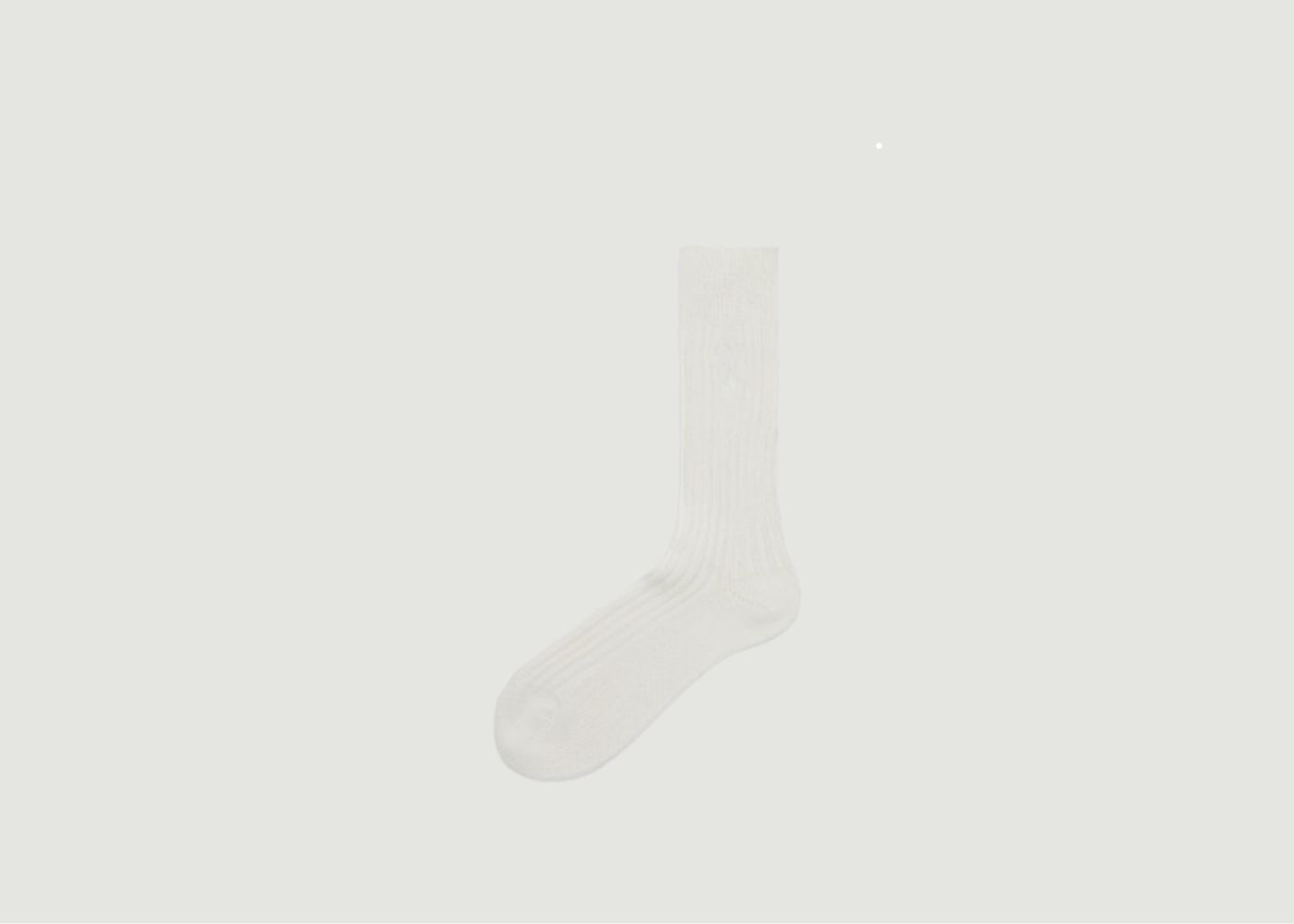 Pair of plain cotton blend socks - AMI Paris