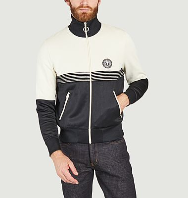 Two-way zipped sweatshirt 
