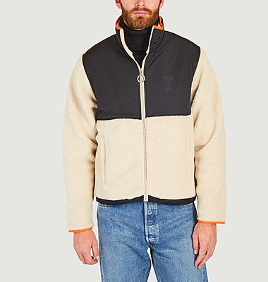 Sherpa jacket with zip