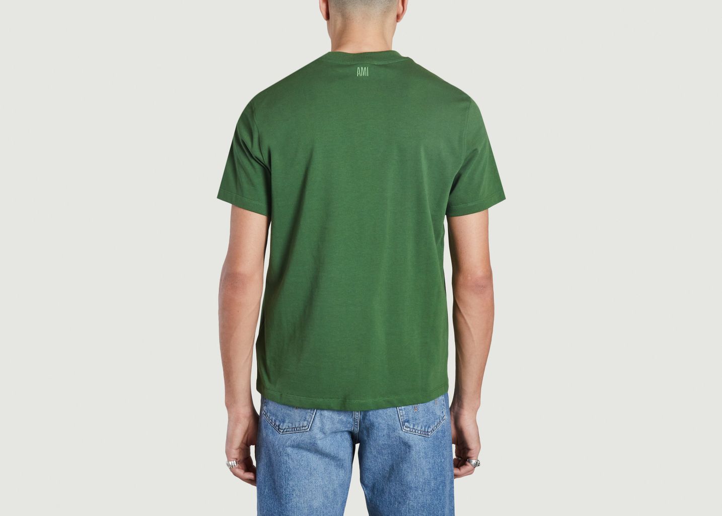 Teeshirt Vert Homme • Tee shirt Coeur • Vague d'Amour