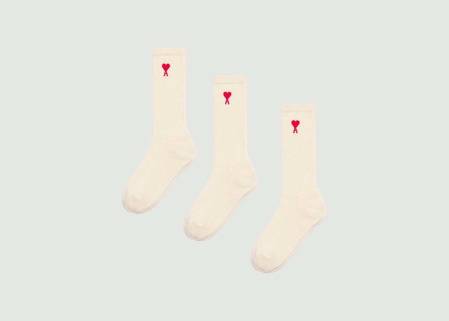 Pack of 3 pairs of socks - AMI Paris