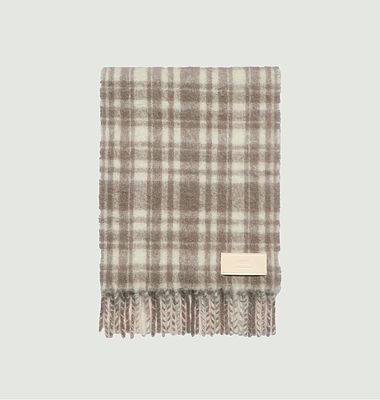 Oversize Check scarf