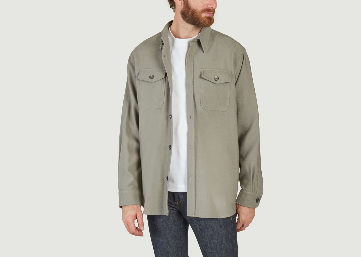 Overshirt jacket  - AMI Paris