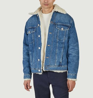 Lined Jean Jacket With Fur