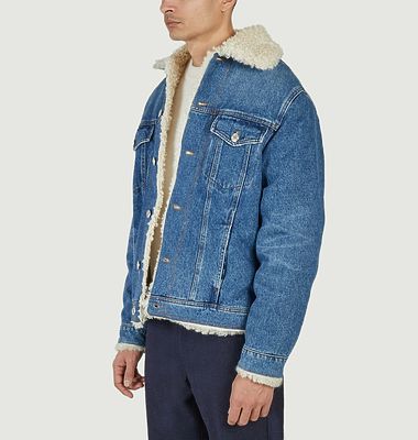 Lined Jean Jacket With Fur