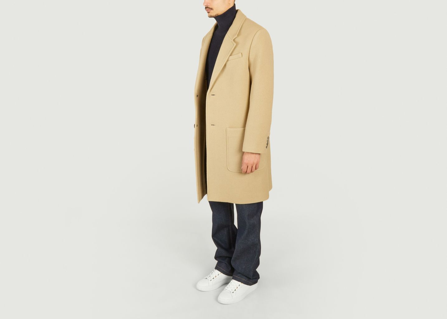 Manteau Long en Laine - AMI Paris