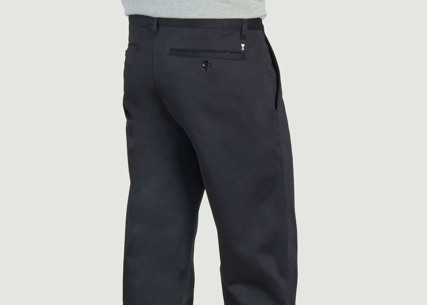 Straight Chino Trousers - AMI Paris