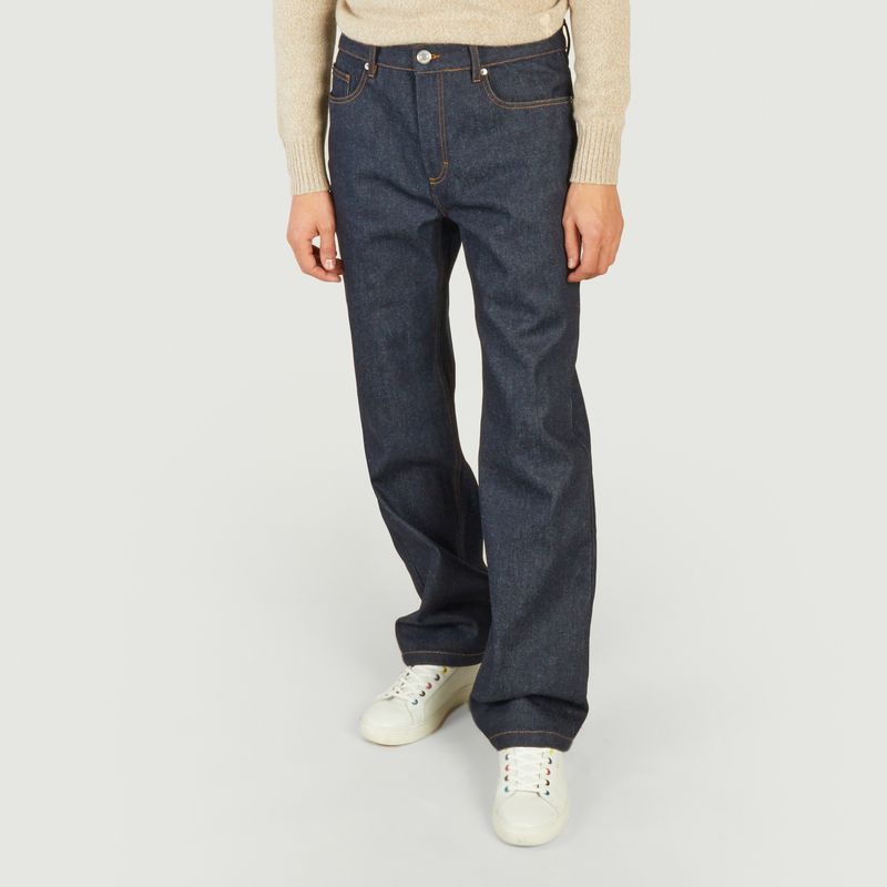 Straight Fit Jeans - AMI Paris