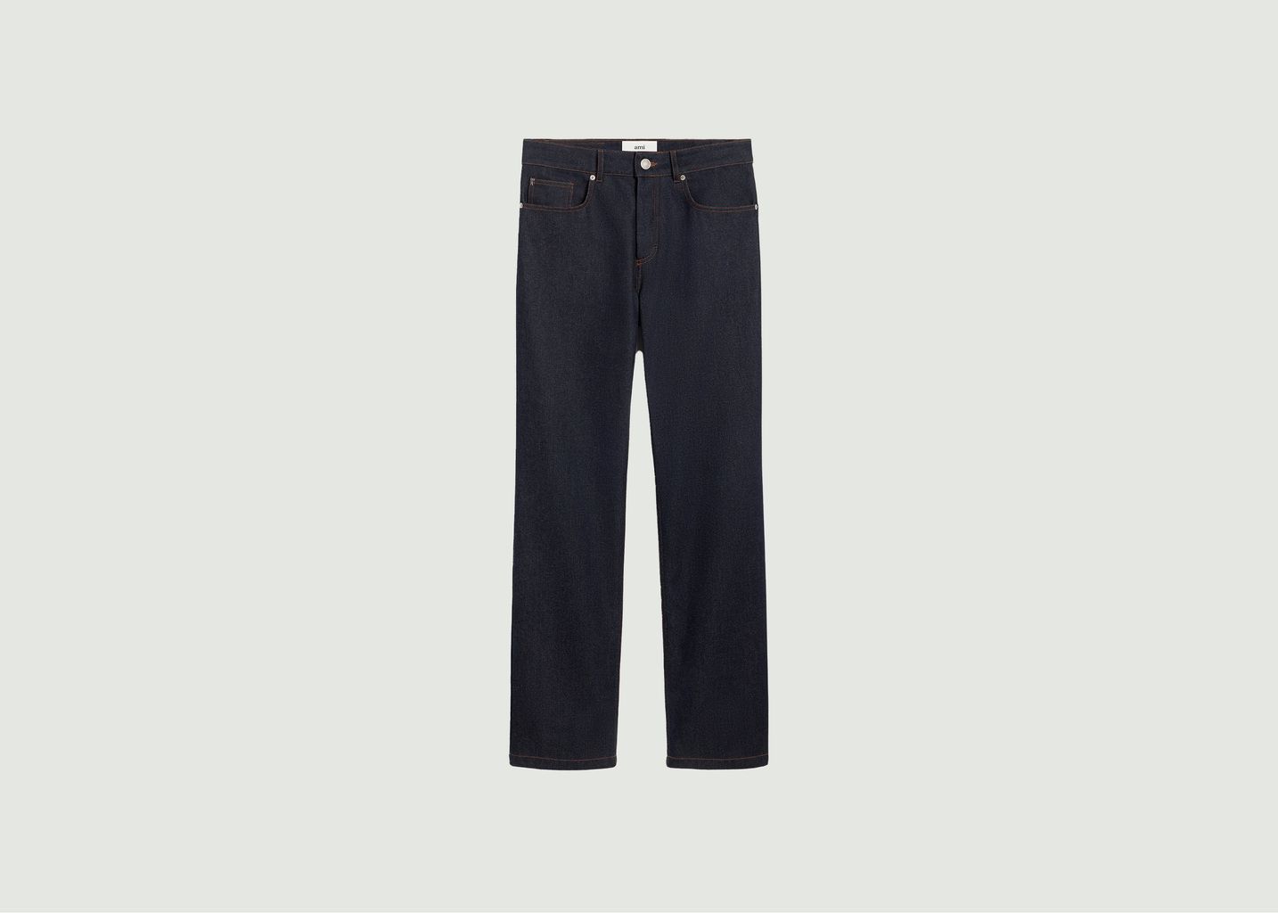 Straight Fit Jeans - AMI Paris