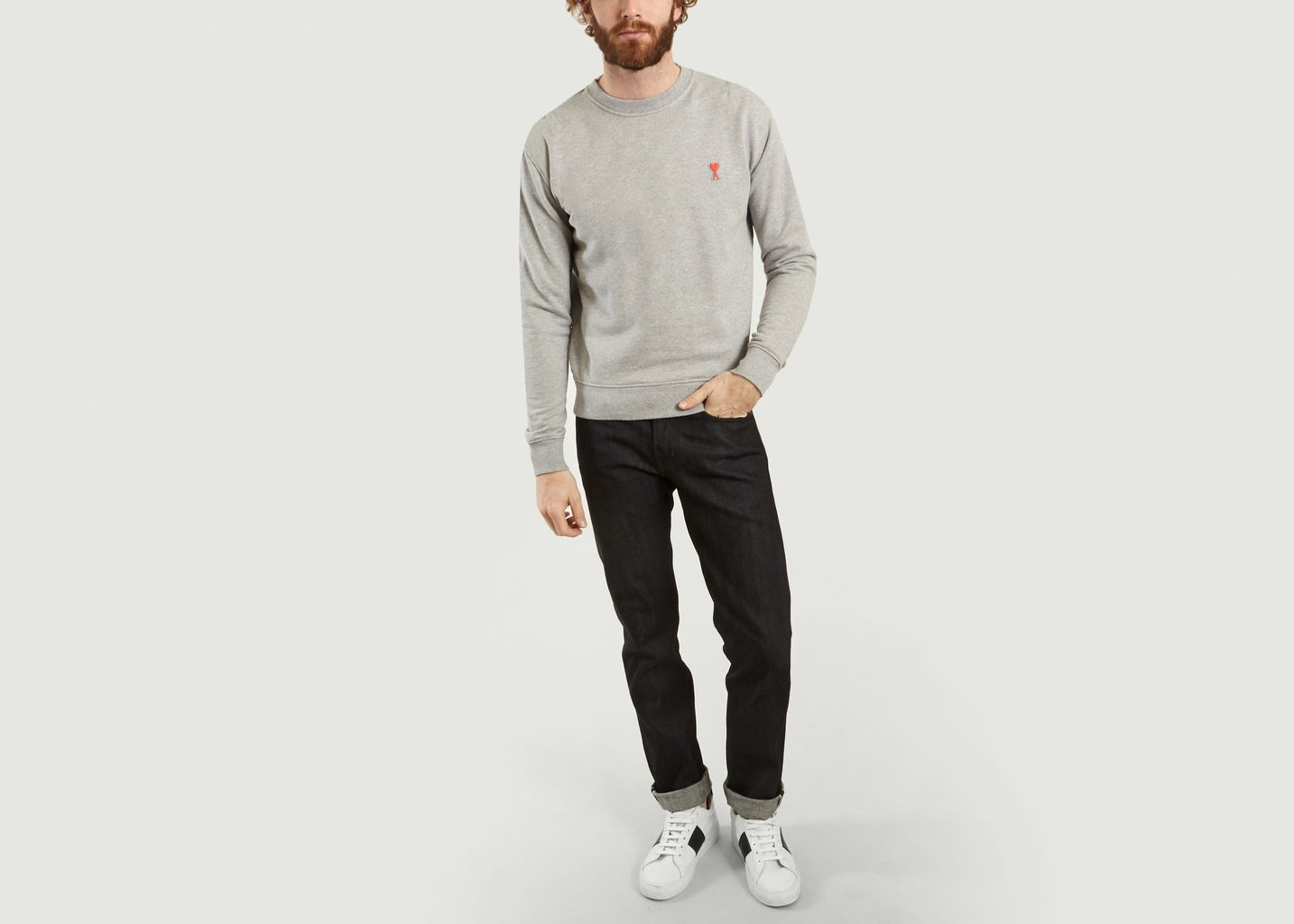 ami grey sweatshirt