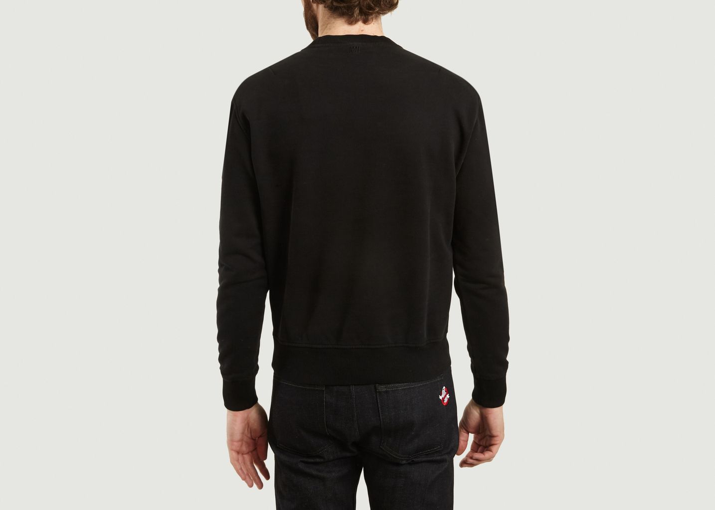 Sweat Broderie Logo Coton - AMI Paris
