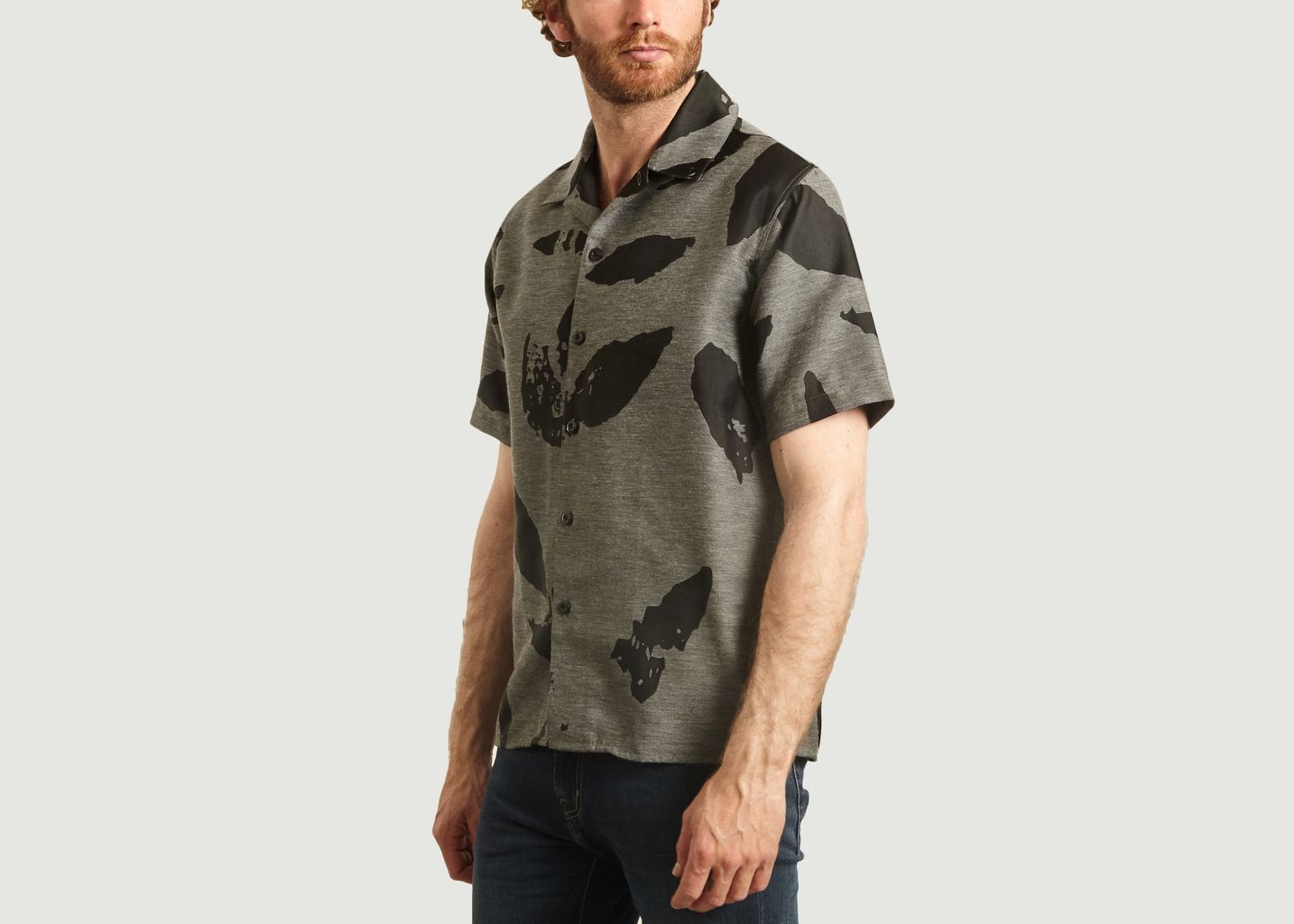 Chemise jacquard plume - AMI Paris